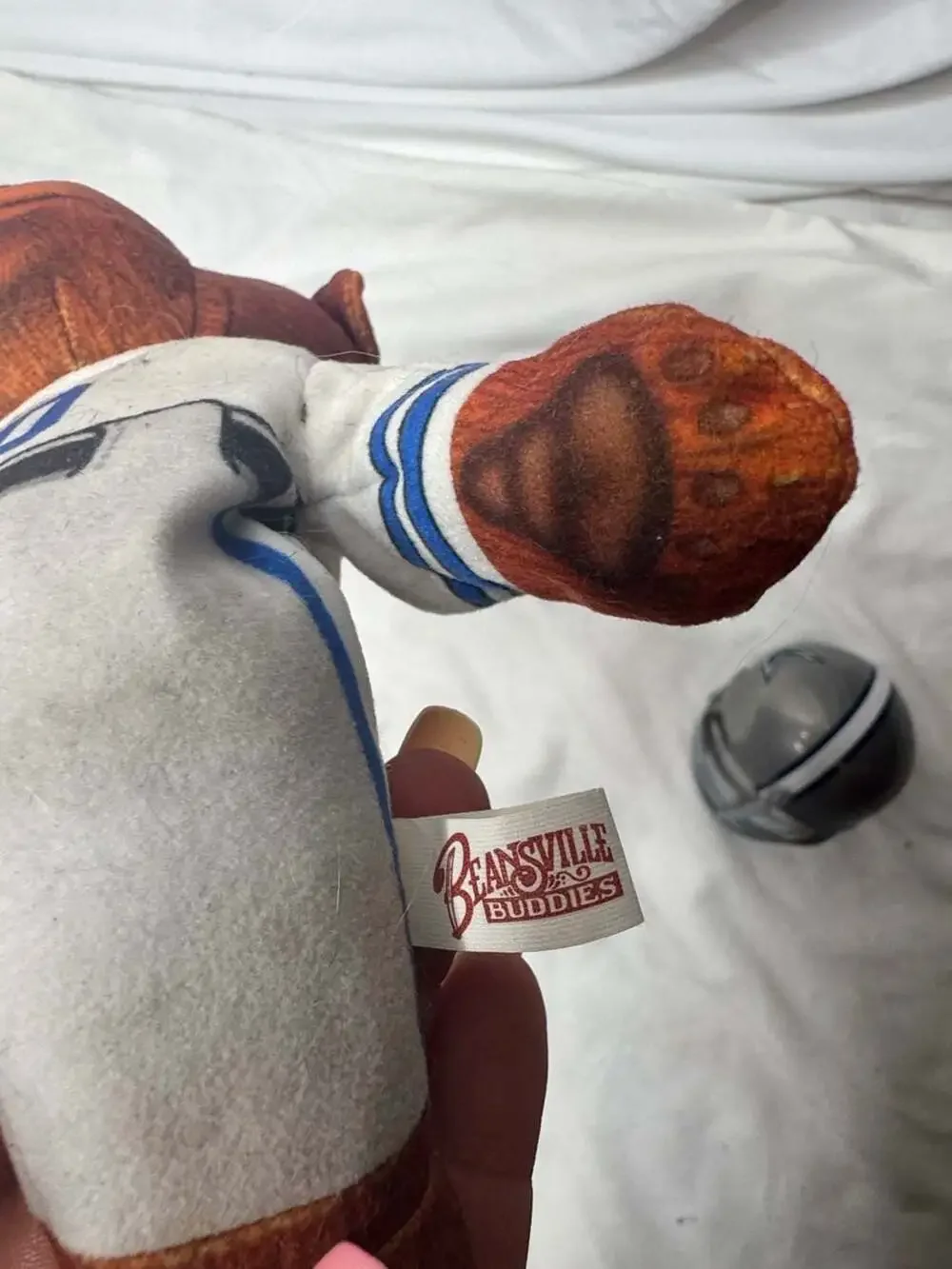 Vintage Beansville Buddies Cooperstown Bears Dallas Cowboys Football Plush Bear.